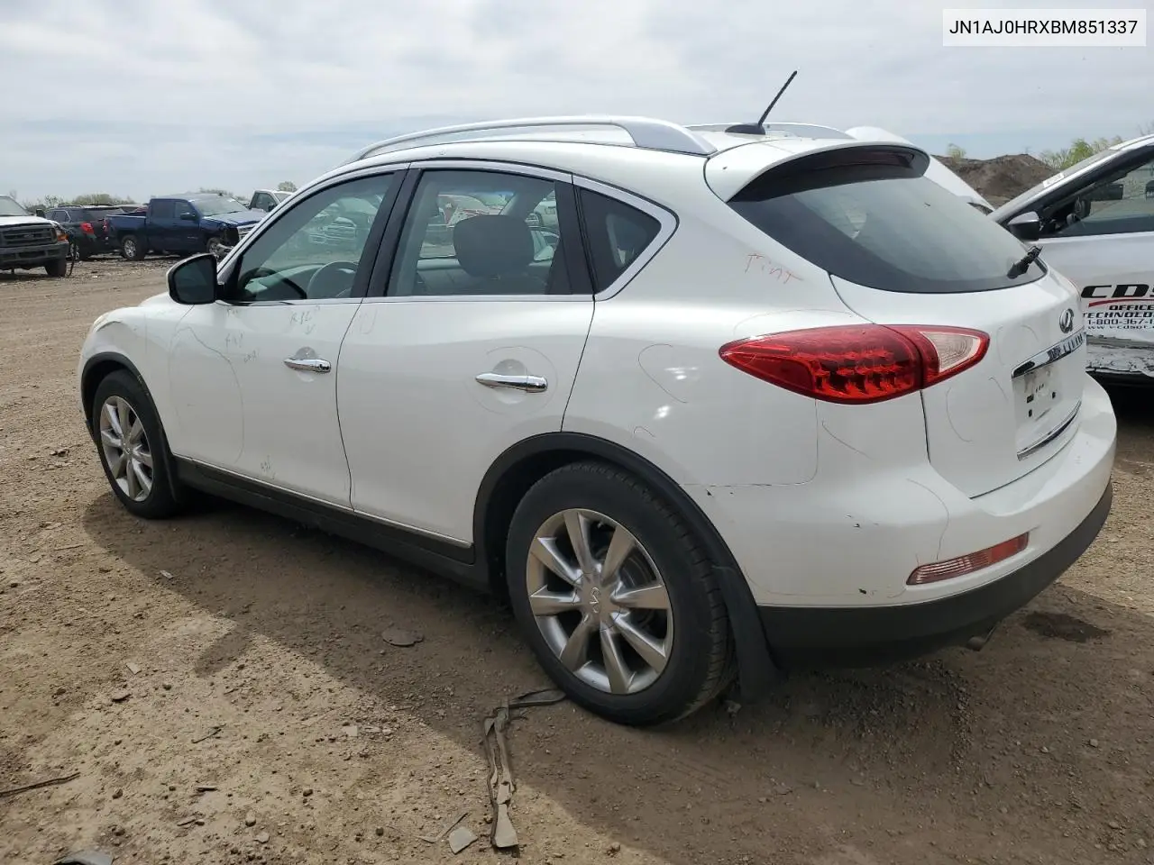 2011 Infiniti Ex35 Base VIN: JN1AJ0HRXBM851337 Lot: 54880275