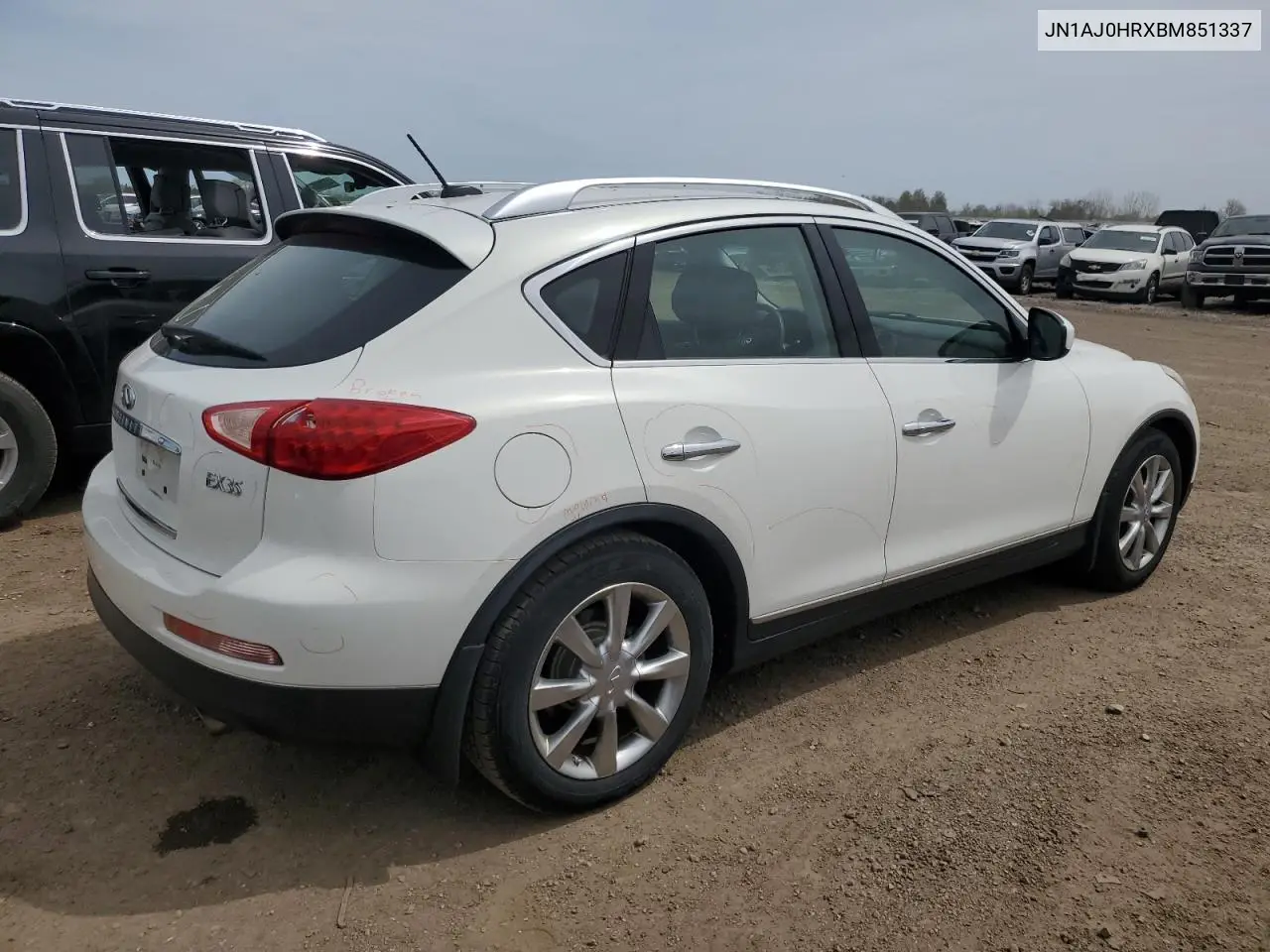 2011 Infiniti Ex35 Base VIN: JN1AJ0HRXBM851337 Lot: 54880275