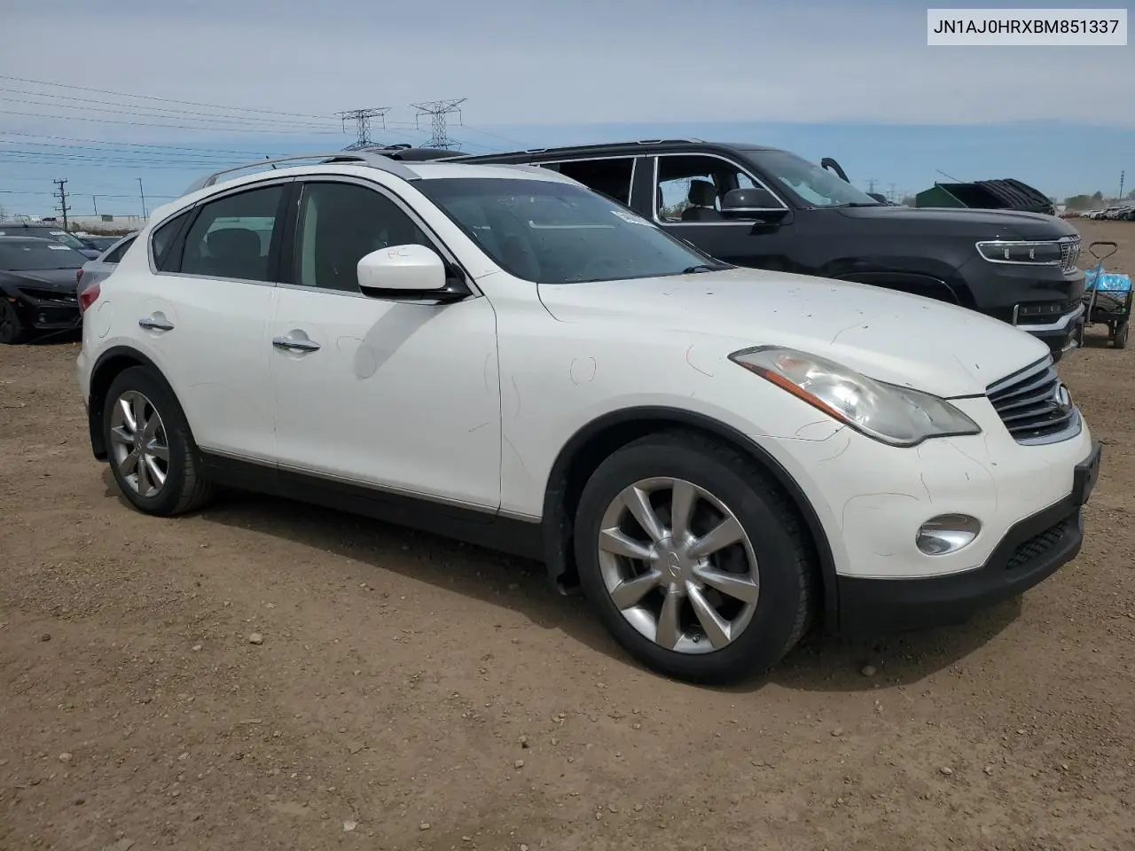 2011 Infiniti Ex35 Base VIN: JN1AJ0HRXBM851337 Lot: 54880275