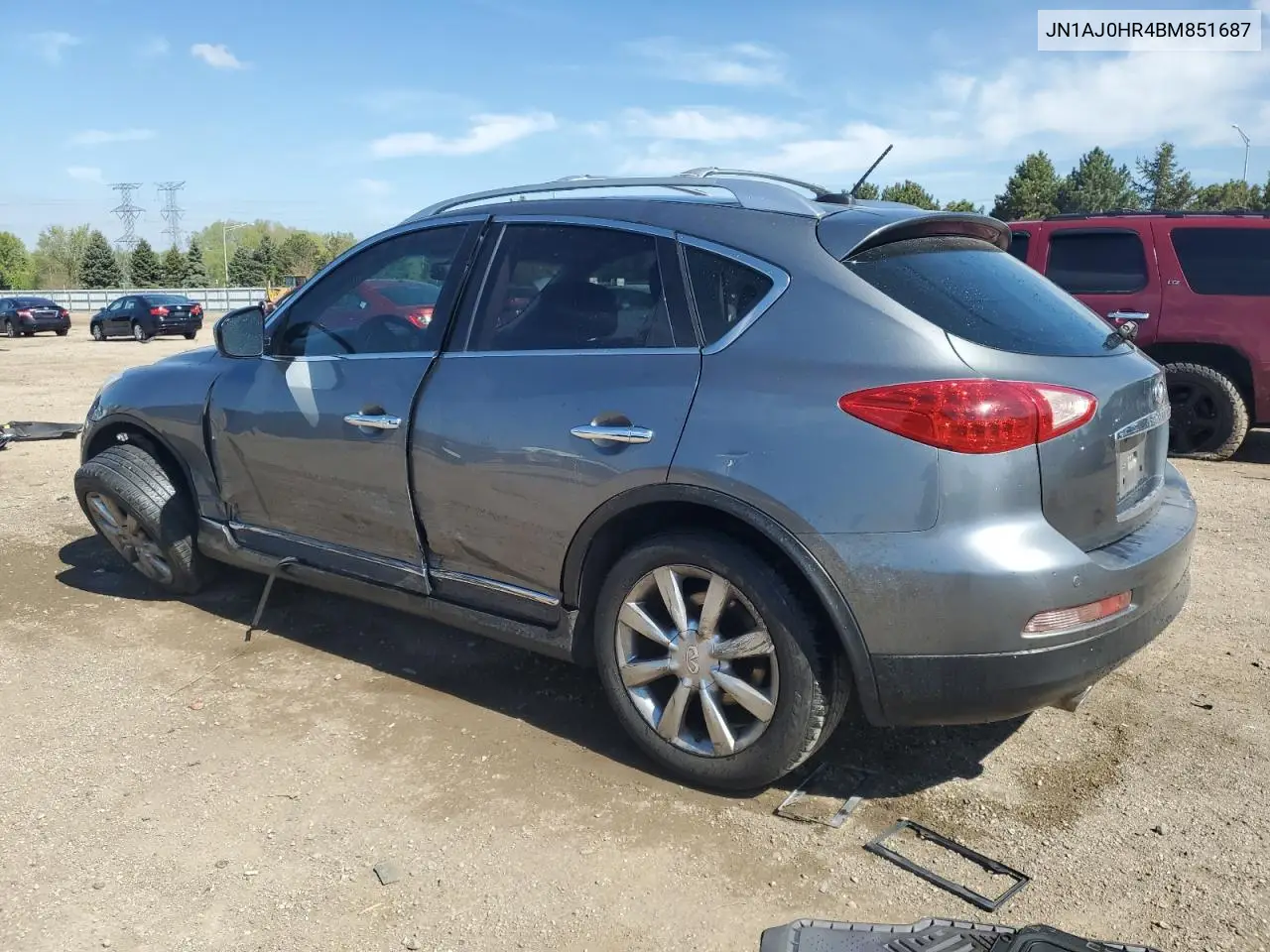 2011 Infiniti Ex35 Base VIN: JN1AJ0HR4BM851687 Lot: 55269155
