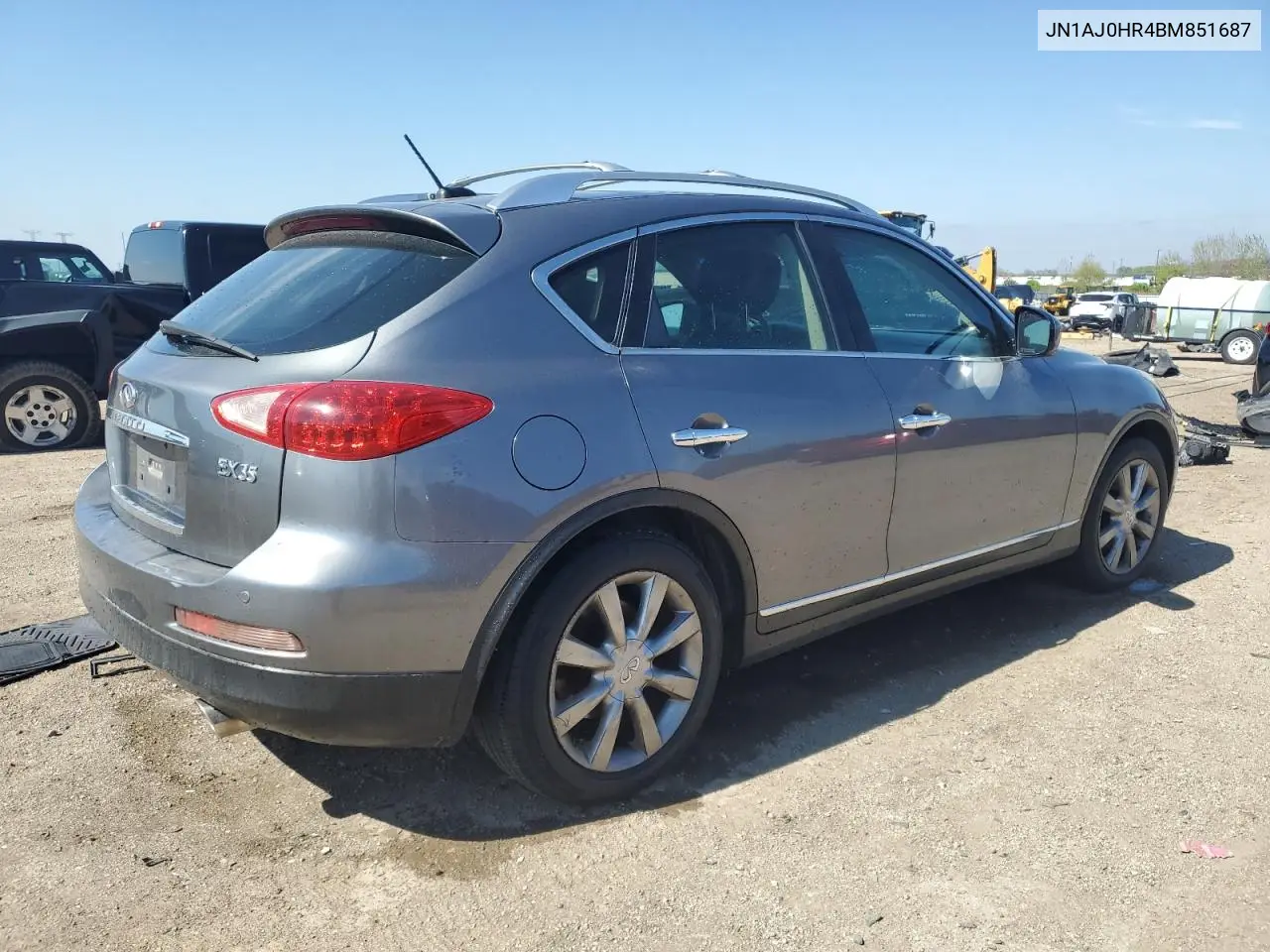 2011 Infiniti Ex35 Base VIN: JN1AJ0HR4BM851687 Lot: 55269155