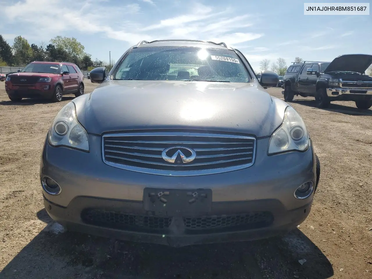 2011 Infiniti Ex35 Base VIN: JN1AJ0HR4BM851687 Lot: 55269155