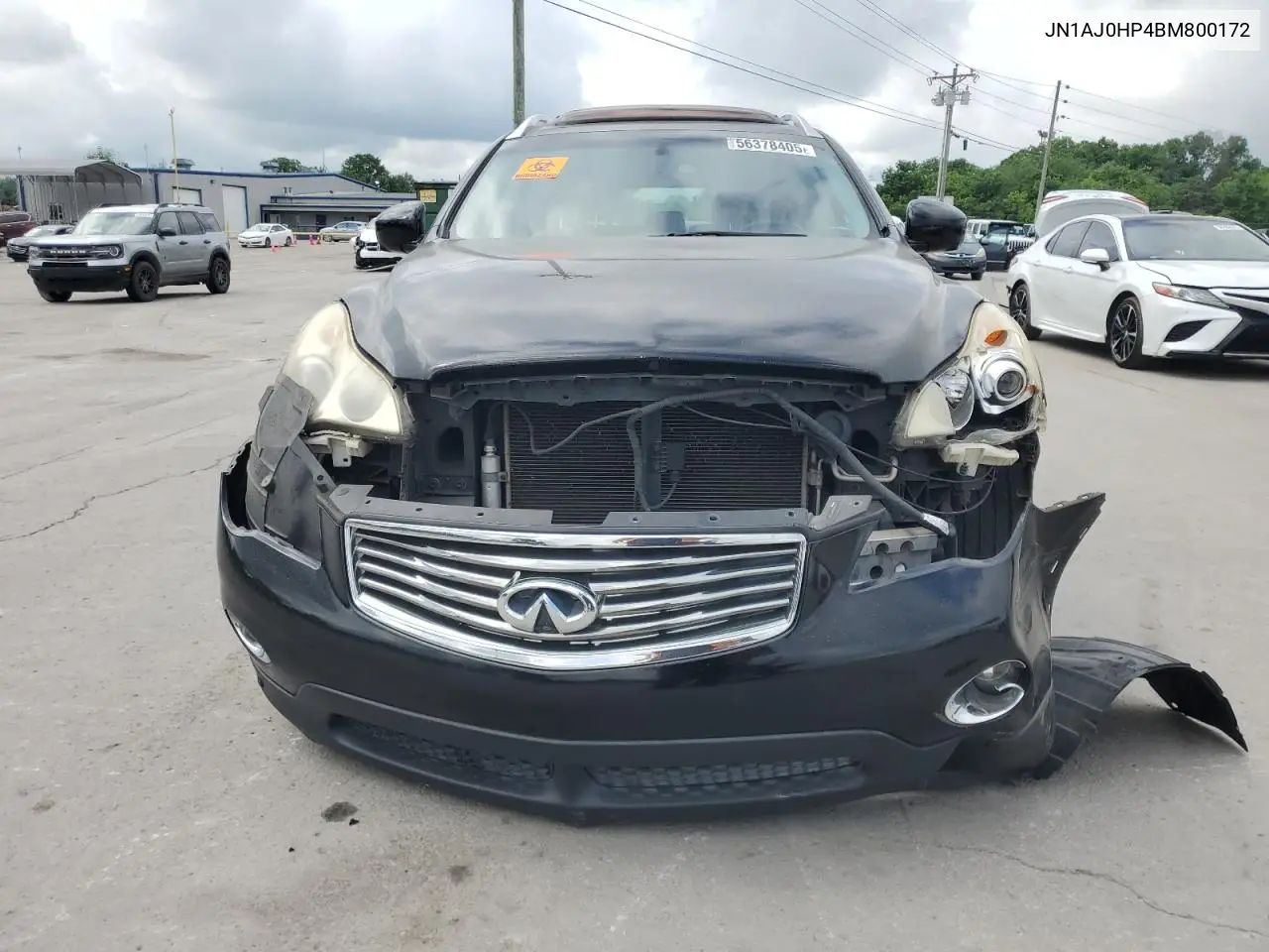2011 Infiniti Ex35 Base VIN: JN1AJ0HP4BM800172 Lot: 56378405