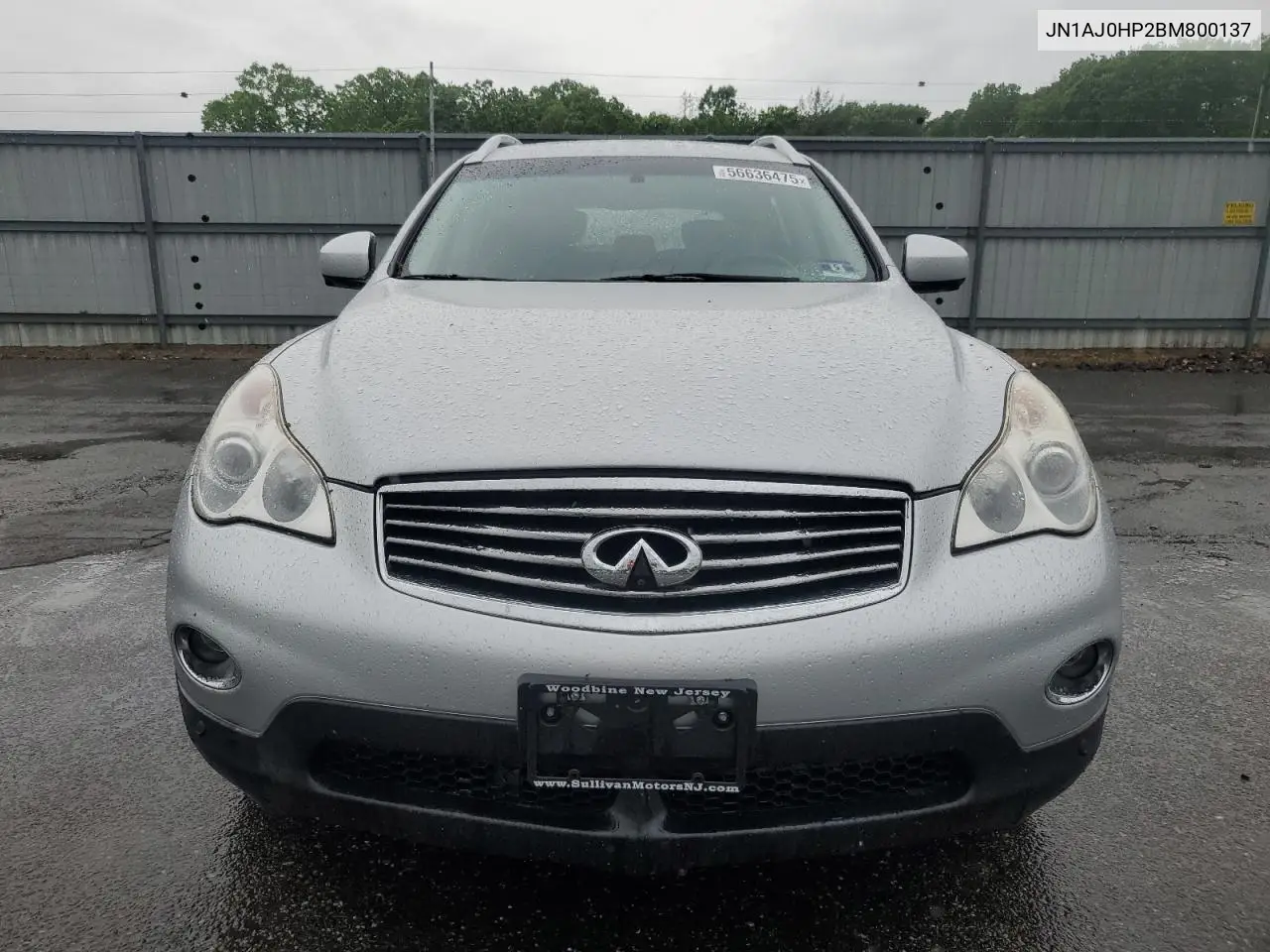 2011 Infiniti Ex35 Base VIN: JN1AJ0HP2BM800137 Lot: 56636475