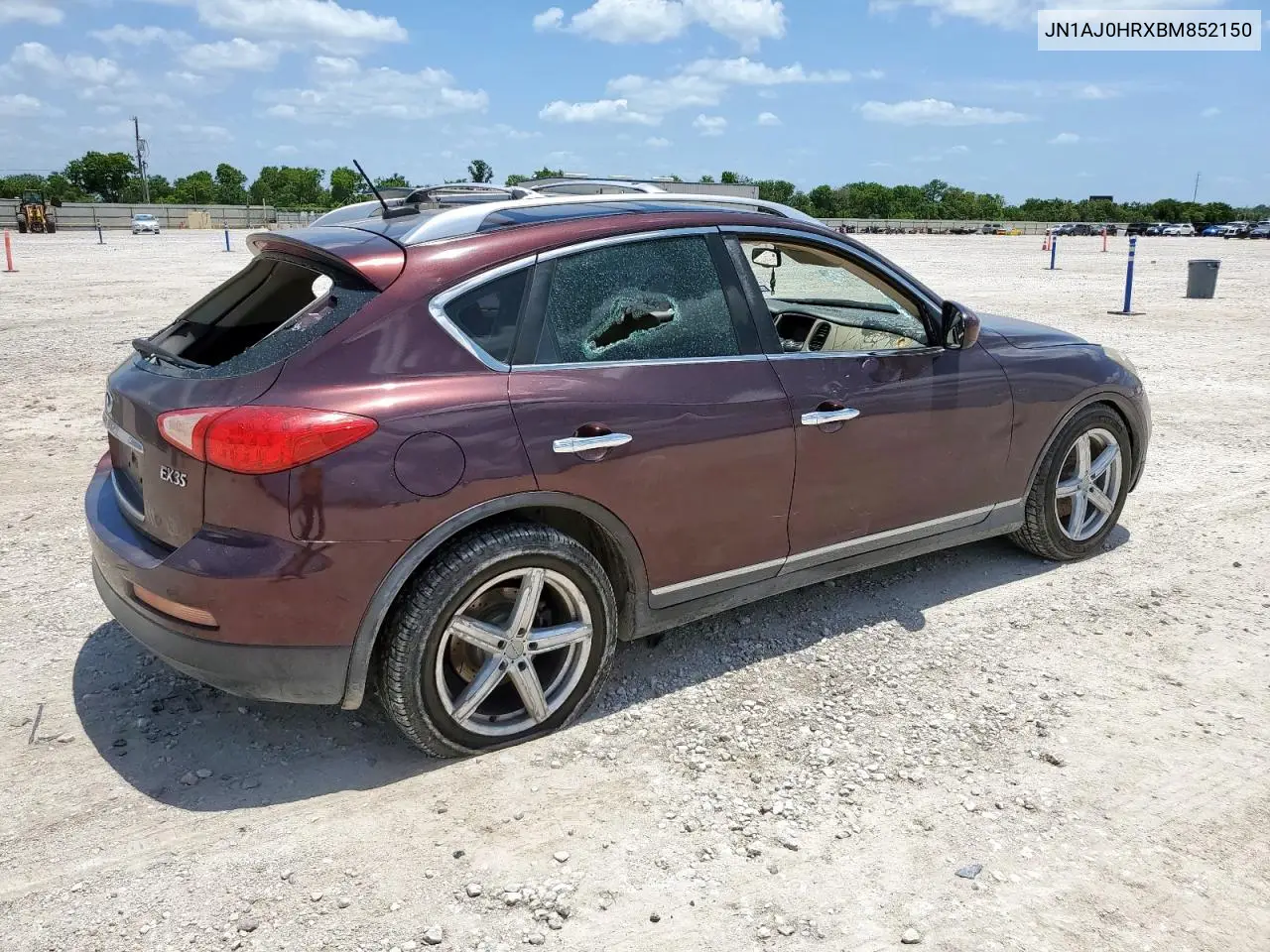 2011 Infiniti Ex35 Base VIN: JN1AJ0HRXBM852150 Lot: 59858035