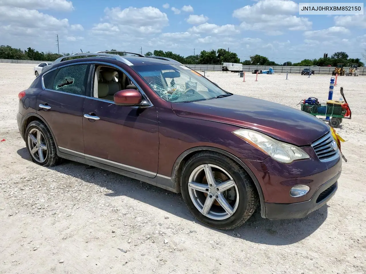 2011 Infiniti Ex35 Base VIN: JN1AJ0HRXBM852150 Lot: 59858035