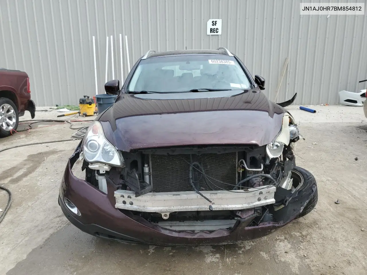 2011 Infiniti Ex35 Base VIN: JN1AJ0HR7BM854812 Lot: 60238385