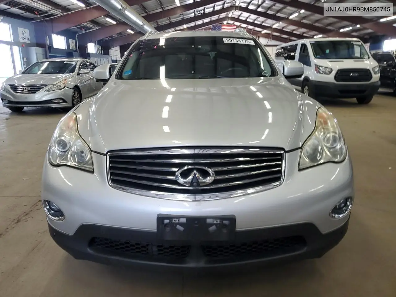2011 Infiniti Ex35 Base VIN: JN1AJ0HR9BM850745 Lot: 60734175