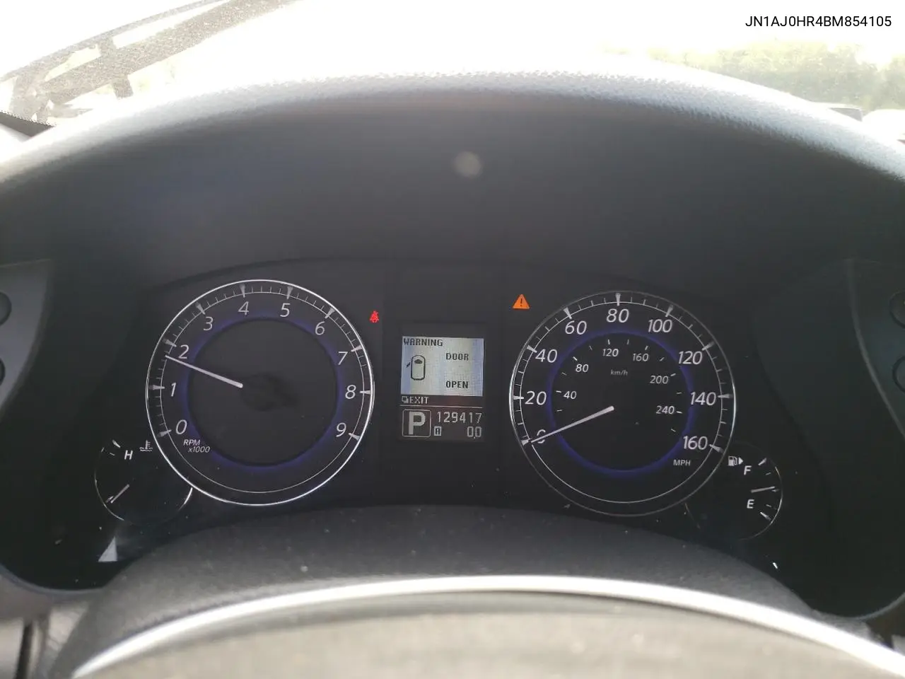 2011 Infiniti Ex35 Base VIN: JN1AJ0HR4BM854105 Lot: 61189215