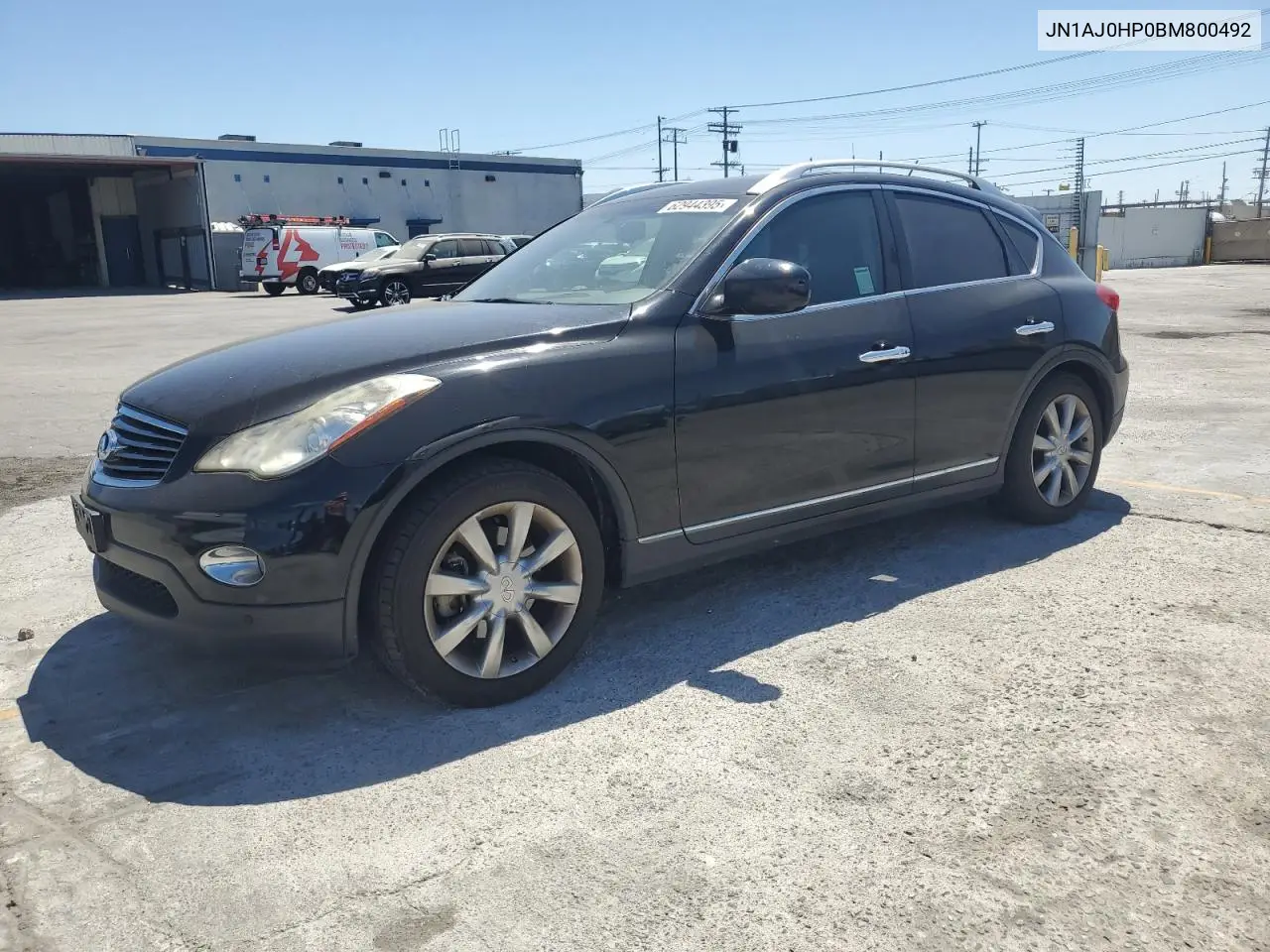2011 Infiniti Ex35 Base VIN: JN1AJ0HP0BM800492 Lot: 62944395