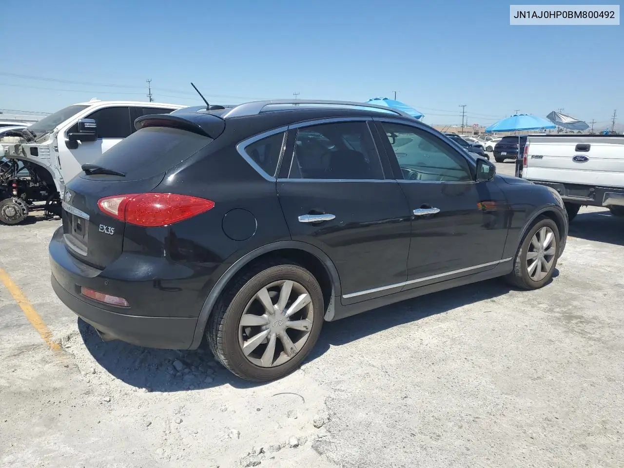 2011 Infiniti Ex35 Base VIN: JN1AJ0HP0BM800492 Lot: 62944395