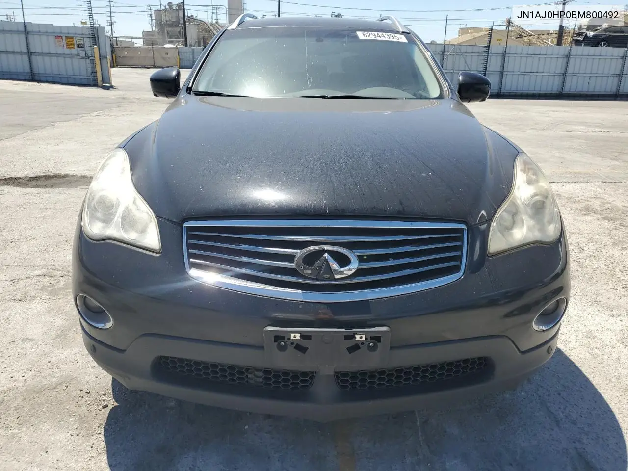 2011 Infiniti Ex35 Base VIN: JN1AJ0HP0BM800492 Lot: 62944395