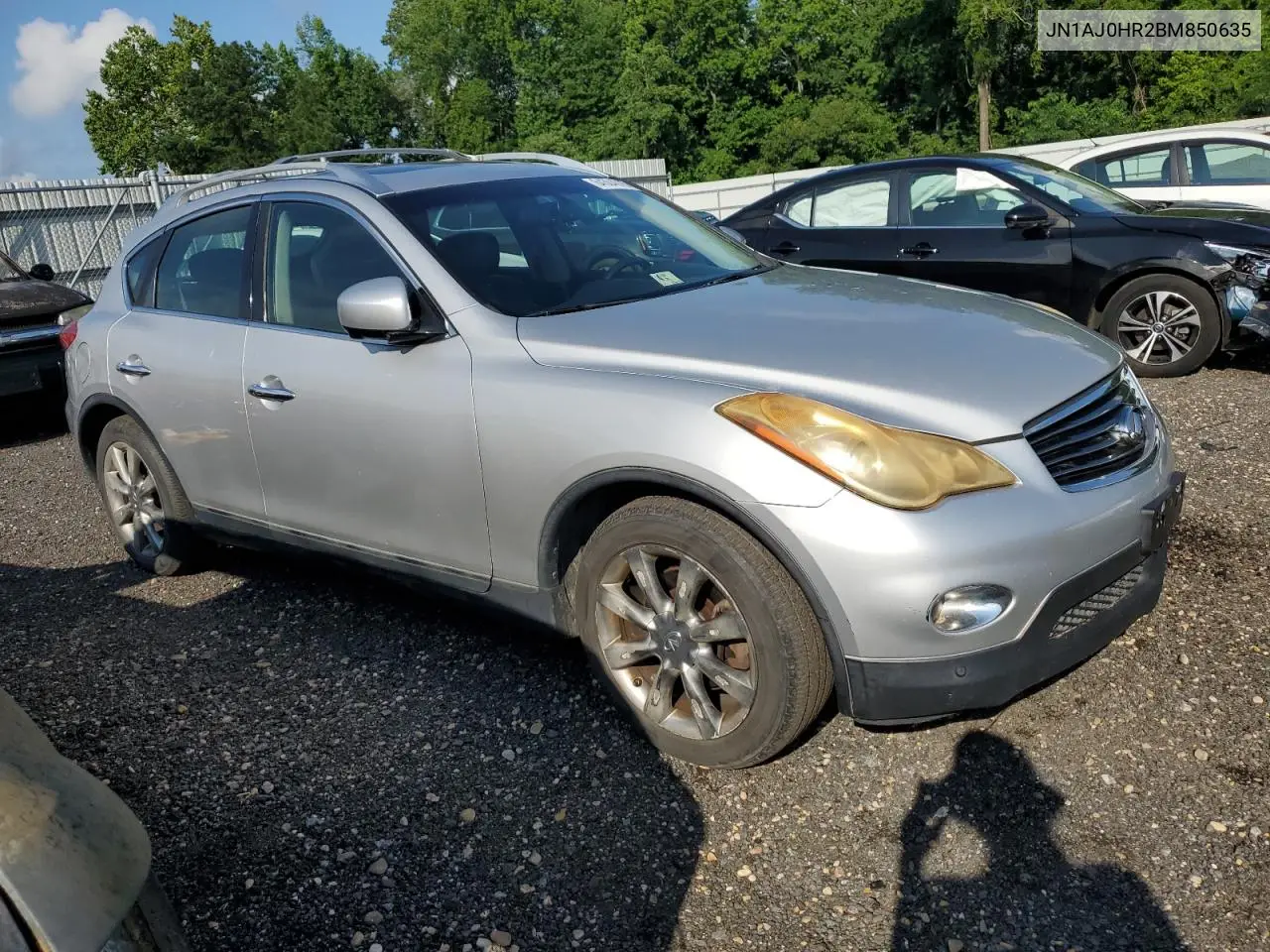 2011 Infiniti Ex35 Base VIN: JN1AJ0HR2BM850635 Lot: 64504015