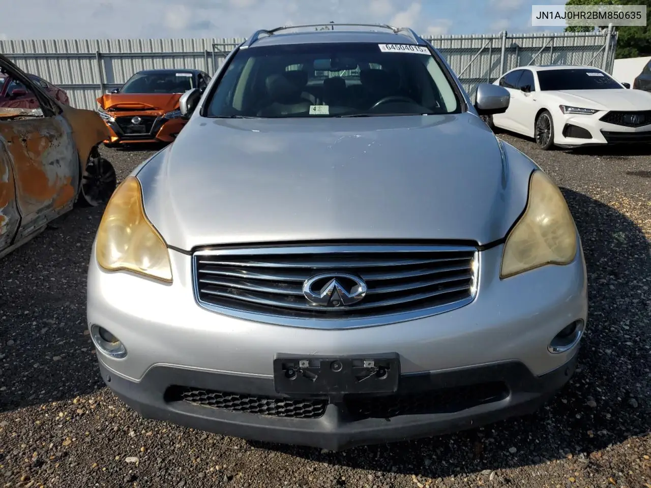 2011 Infiniti Ex35 Base VIN: JN1AJ0HR2BM850635 Lot: 64504015