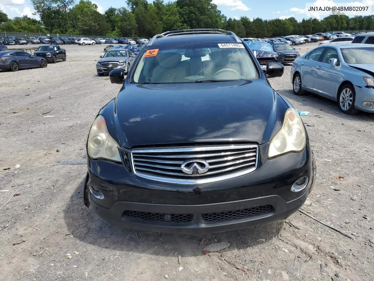 2011 Infiniti Ex35 Base VIN: JN1AJ0HP4BM802097 Lot: 64571485