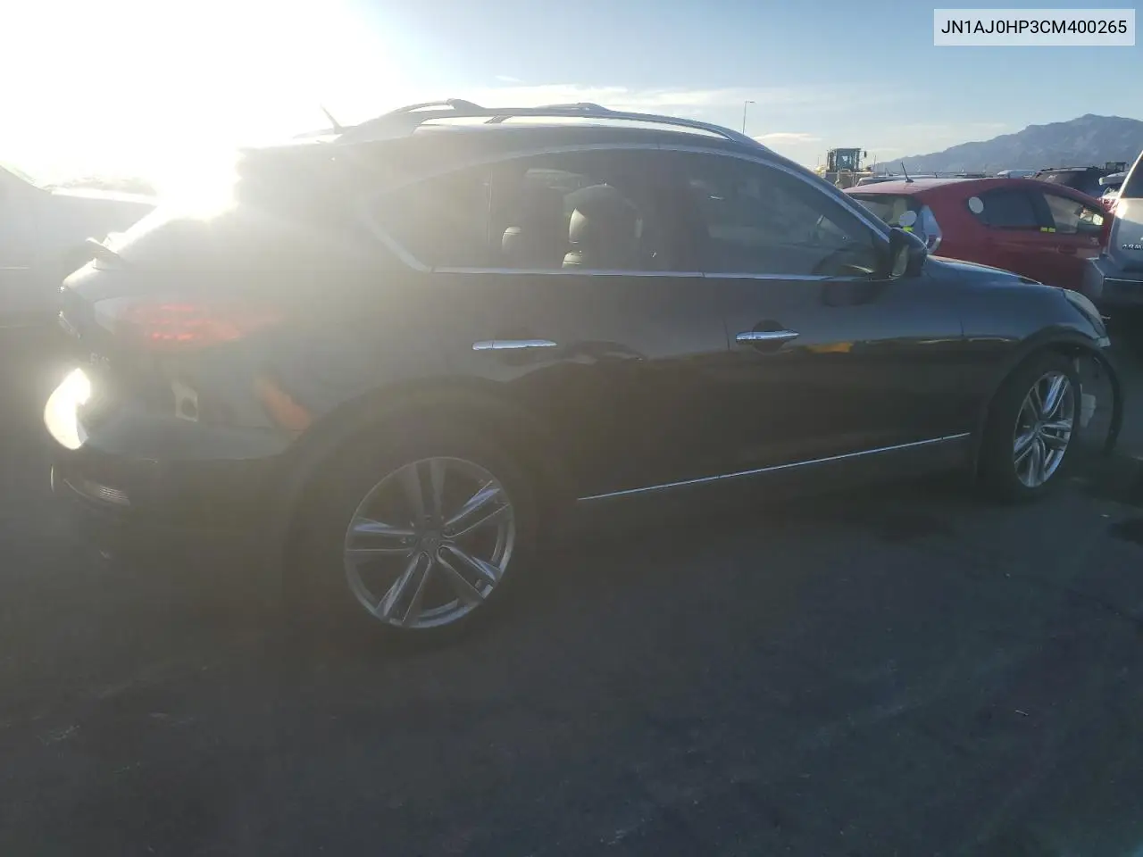 2012 Infiniti Ex35 Base VIN: JN1AJ0HP3CM400265 Lot: 46455645