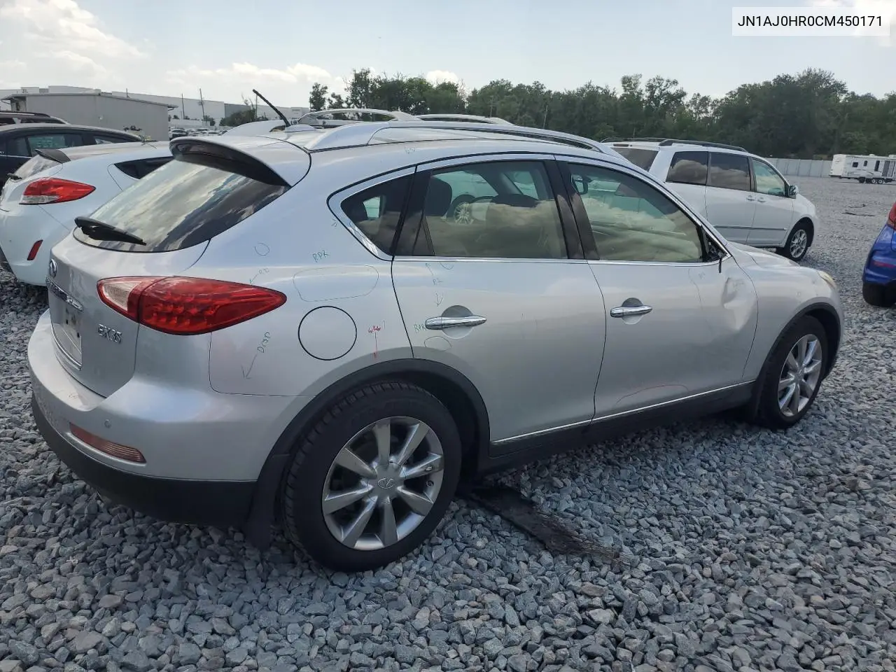 2012 Infiniti Ex35 Base VIN: JN1AJ0HR0CM450171 Lot: 54605235