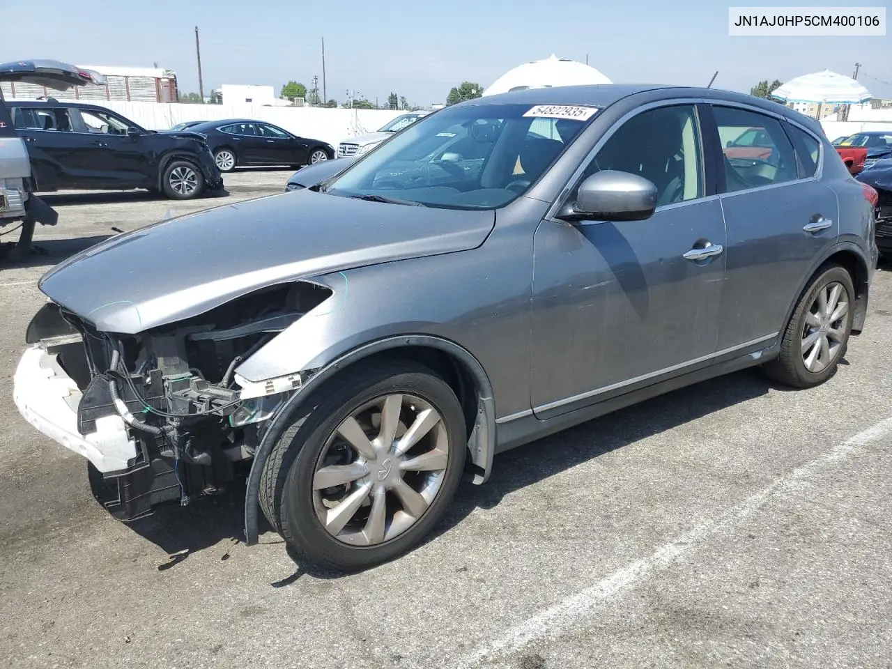 2012 Infiniti Ex35 Base VIN: JN1AJ0HP5CM400106 Lot: 54822935