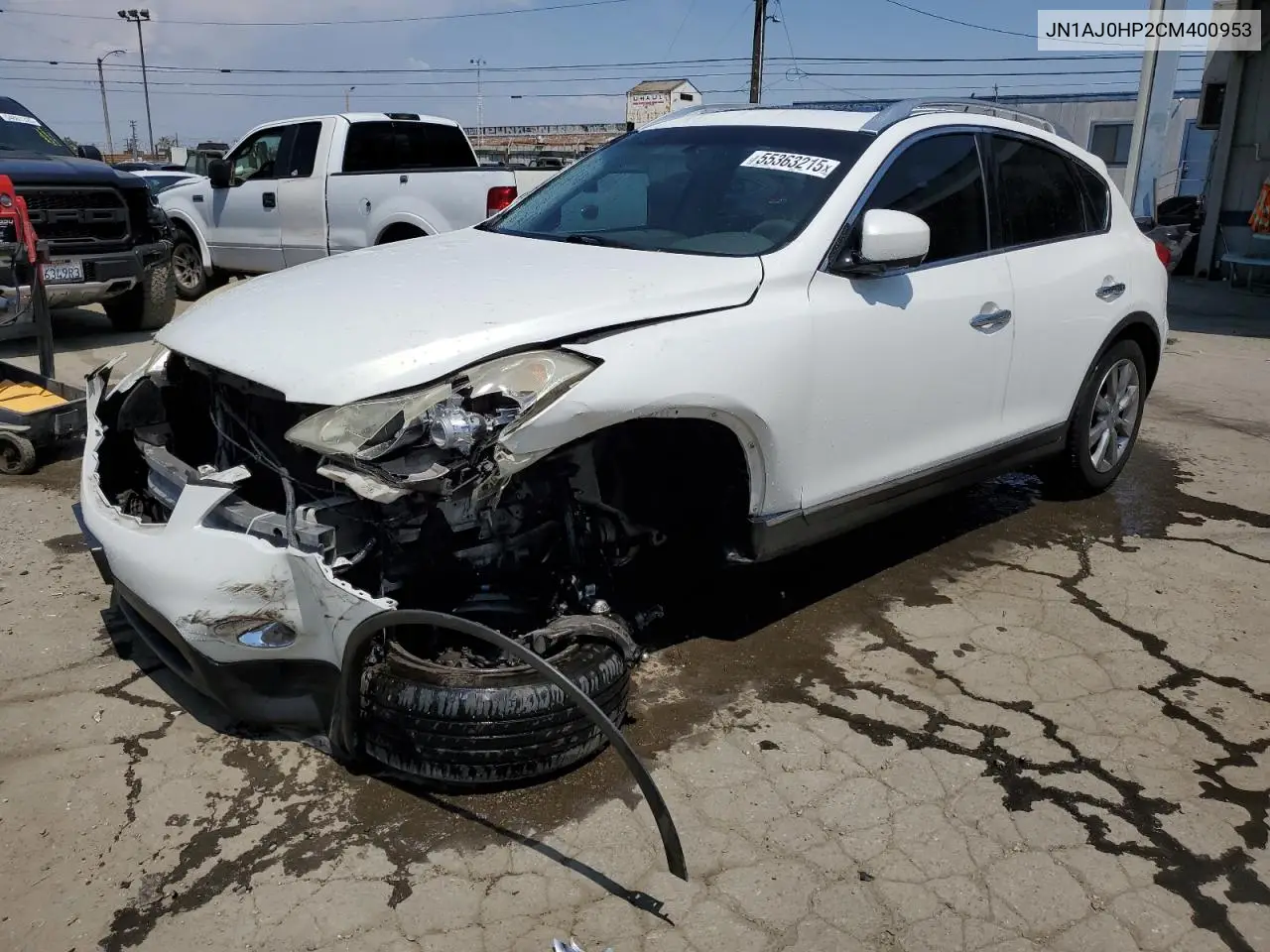 2012 Infiniti Ex35 Base VIN: JN1AJ0HP2CM400953 Lot: 55363215