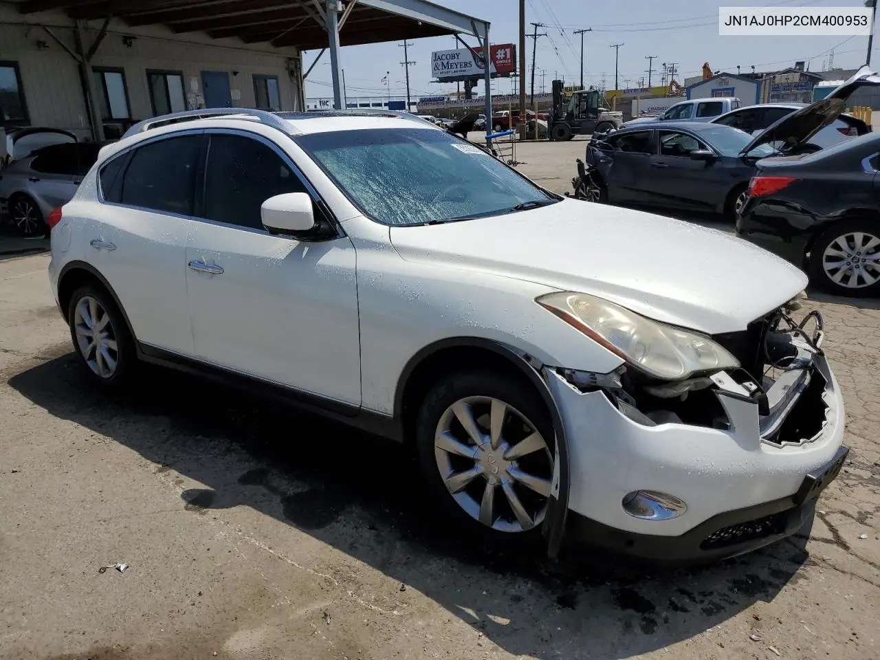2012 Infiniti Ex35 Base VIN: JN1AJ0HP2CM400953 Lot: 55363215