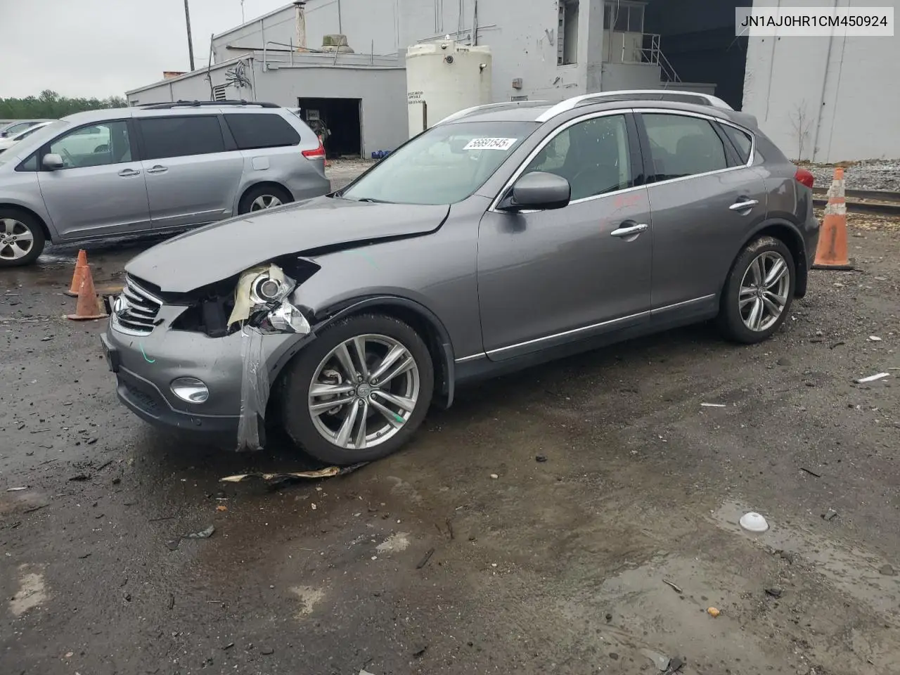 2012 Infiniti Ex35 Base VIN: JN1AJ0HR1CM450924 Lot: 56691545