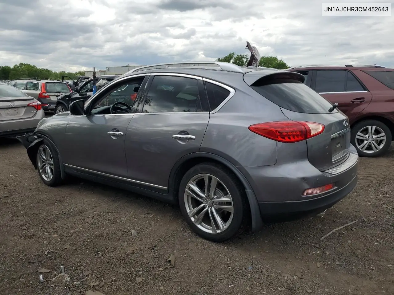 2012 Infiniti Ex35 Base VIN: JN1AJ0HR3CM452643 Lot: 57206225