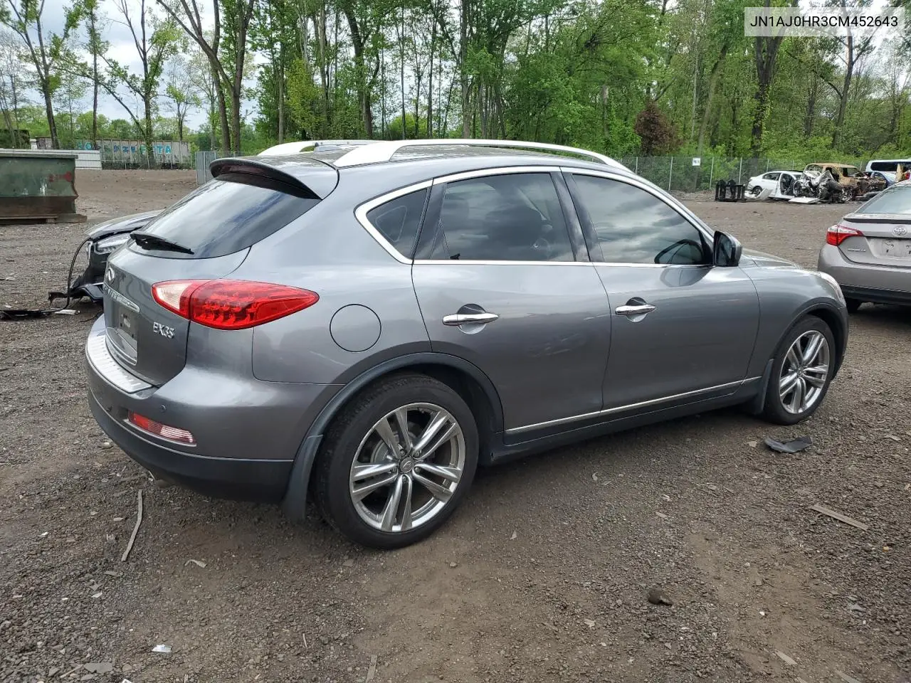 2012 Infiniti Ex35 Base VIN: JN1AJ0HR3CM452643 Lot: 57206225