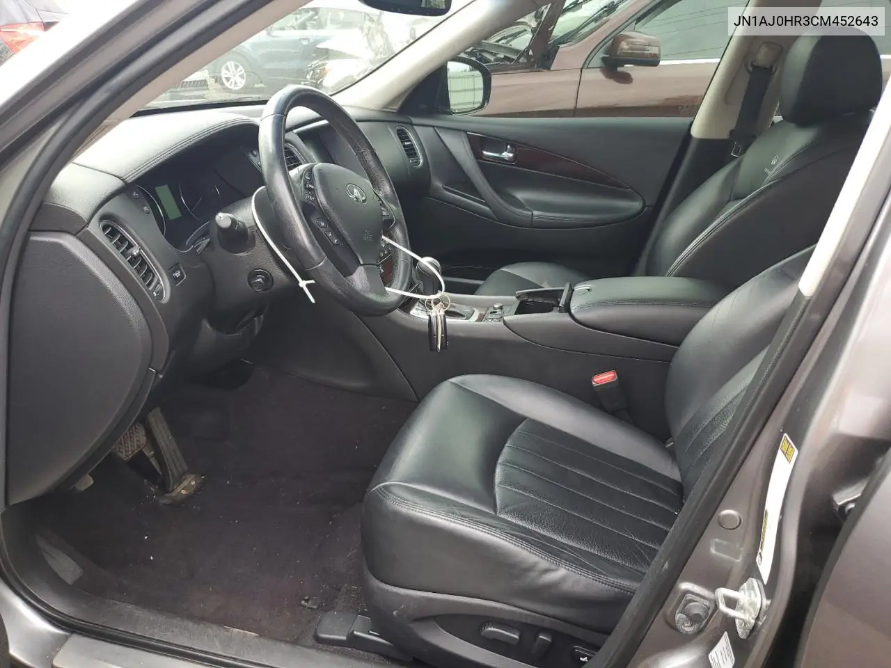 2012 Infiniti Ex35 Base VIN: JN1AJ0HR3CM452643 Lot: 57206225