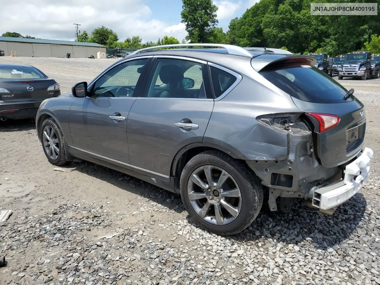 2012 Infiniti Ex35 Base VIN: JN1AJ0HP8CM400195 Lot: 58467305