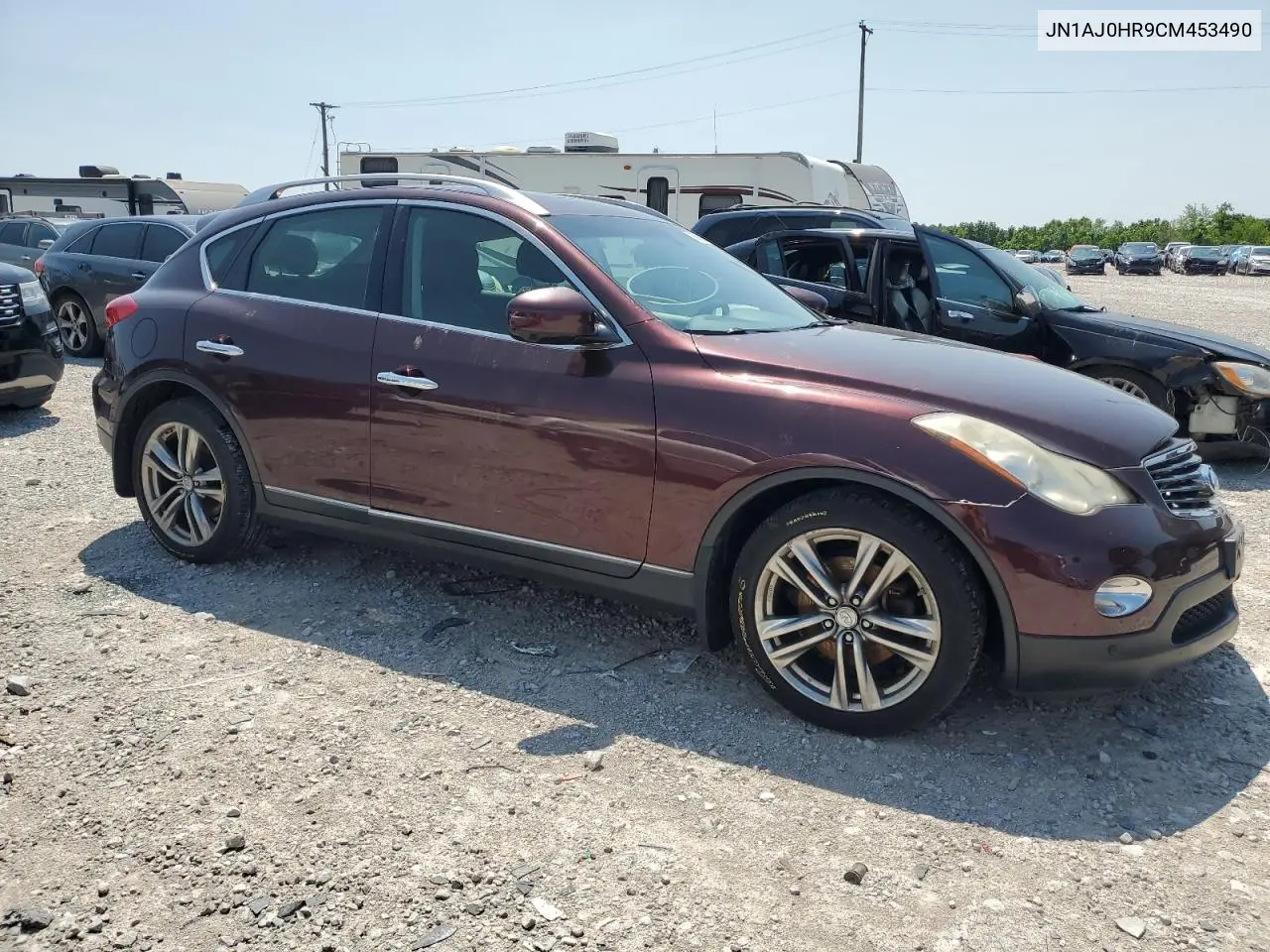 2012 Infiniti Ex35 Base VIN: JN1AJ0HR9CM453490 Lot: 58689645