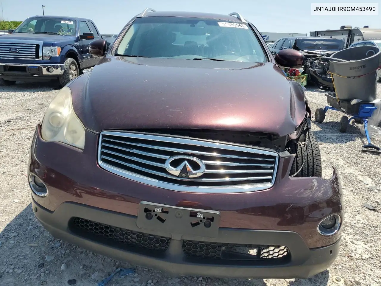 2012 Infiniti Ex35 Base VIN: JN1AJ0HR9CM453490 Lot: 58689645