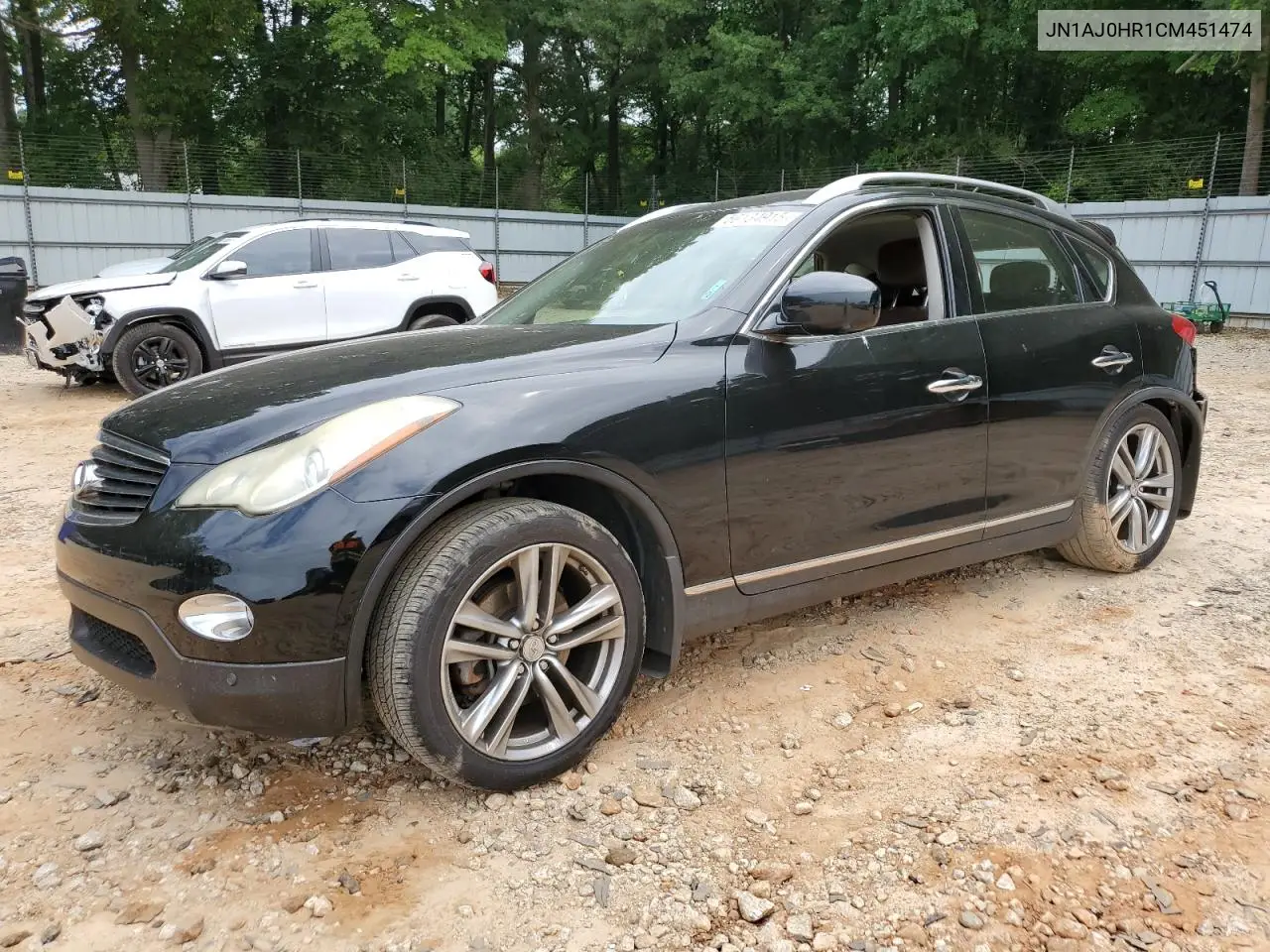 2012 Infiniti Ex35 Base VIN: JN1AJ0HR1CM451474 Lot: 59134915