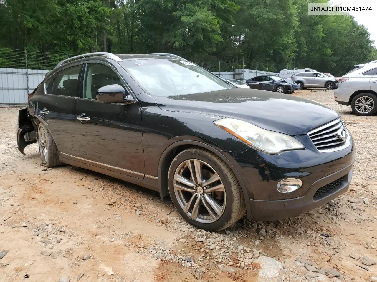 2012 Infiniti Ex35 Base VIN: JN1AJ0HR1CM451474 Lot: 59134915