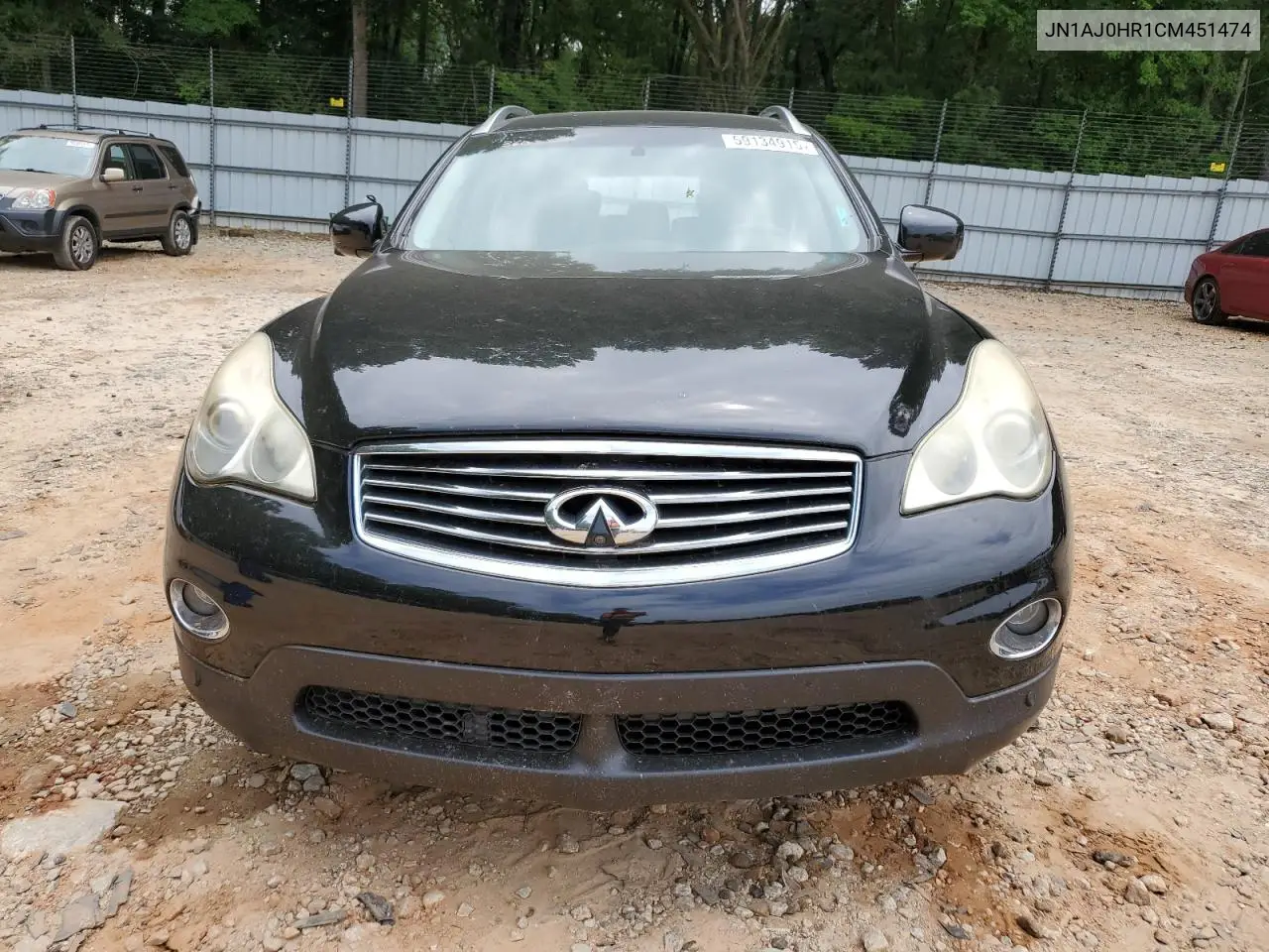 2012 Infiniti Ex35 Base VIN: JN1AJ0HR1CM451474 Lot: 59134915
