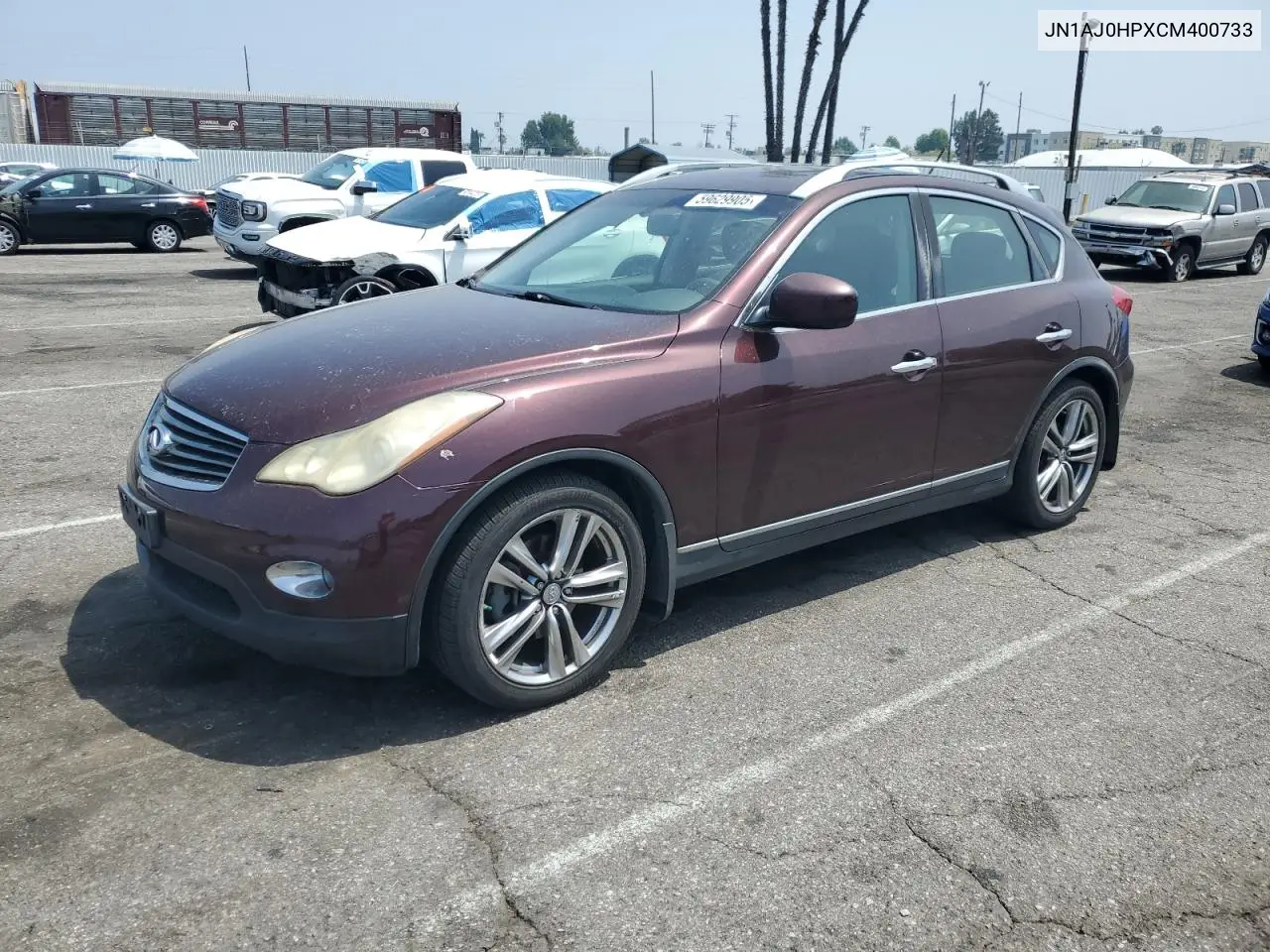 2012 Infiniti Ex35 Base VIN: JN1AJ0HPXCM400733 Lot: 59629905