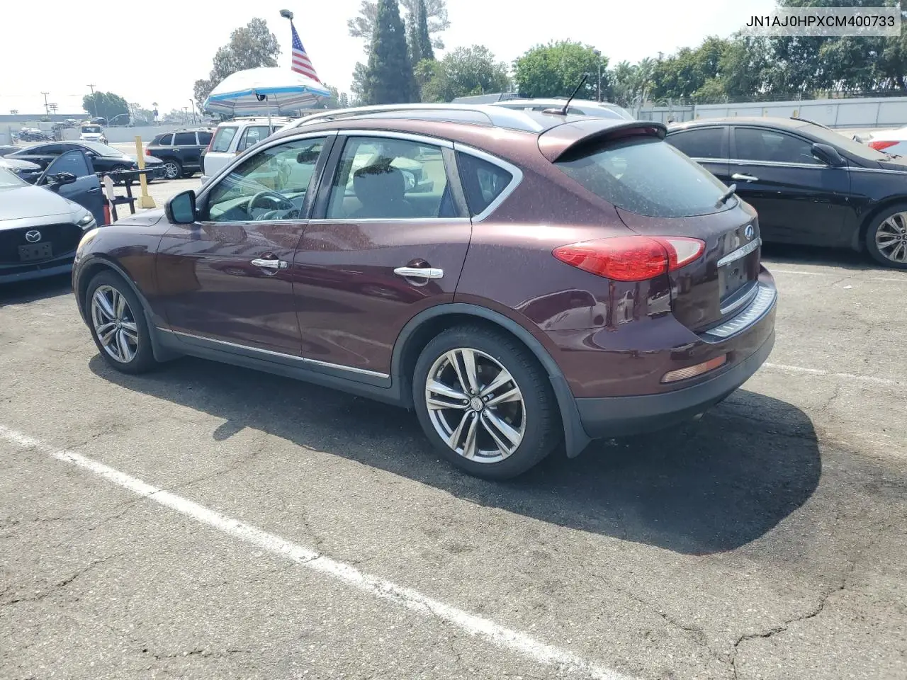 2012 Infiniti Ex35 Base VIN: JN1AJ0HPXCM400733 Lot: 59629905