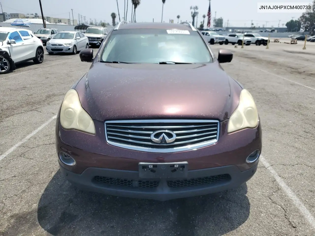 2012 Infiniti Ex35 Base VIN: JN1AJ0HPXCM400733 Lot: 59629905