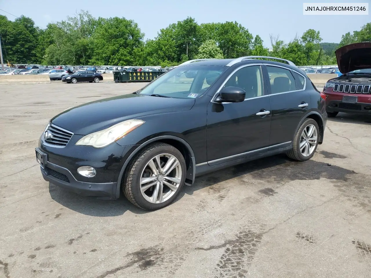 2012 Infiniti Ex35 Base VIN: JN1AJ0HRXCM451246 Lot: 60559115