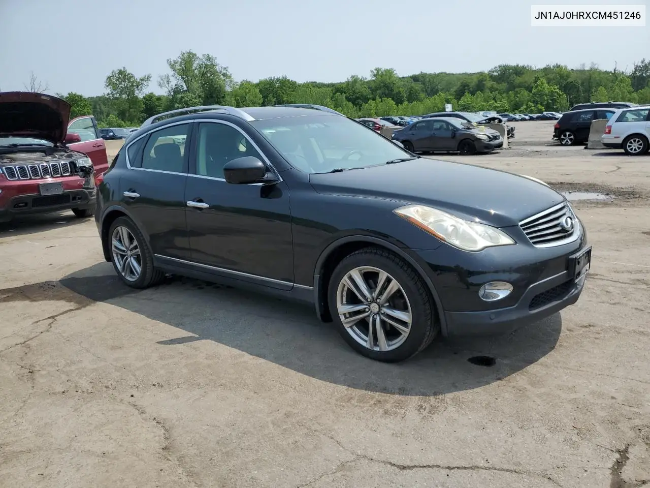 2012 Infiniti Ex35 Base VIN: JN1AJ0HRXCM451246 Lot: 60559115