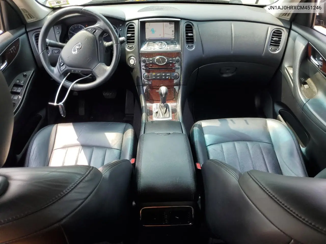 2012 Infiniti Ex35 Base VIN: JN1AJ0HRXCM451246 Lot: 60559115