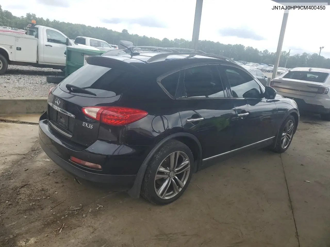 2012 Infiniti Ex35 Base VIN: JN1AJ0HP9CM400450 Lot: 61076245