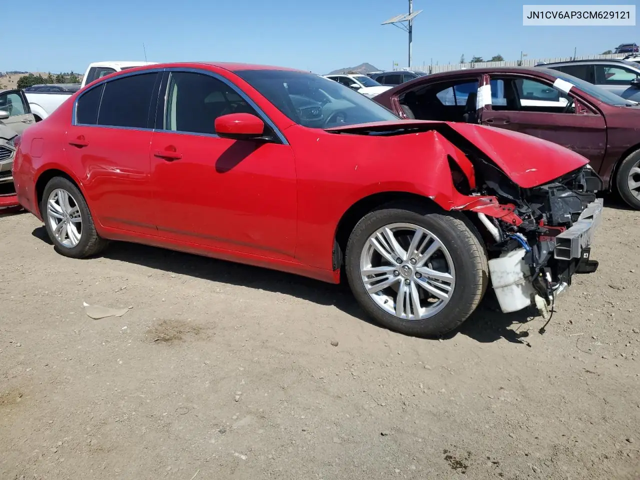 2012 Infiniti G37 Base VIN: JN1CV6AP3CM629121 Lot: 62383925