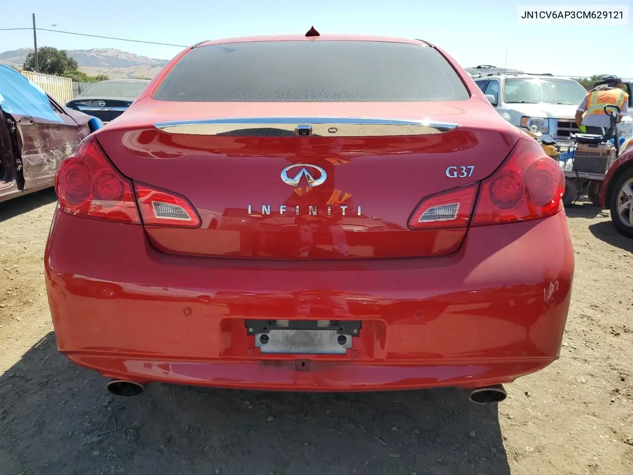 2012 Infiniti G37 Base VIN: JN1CV6AP3CM629121 Lot: 62383925