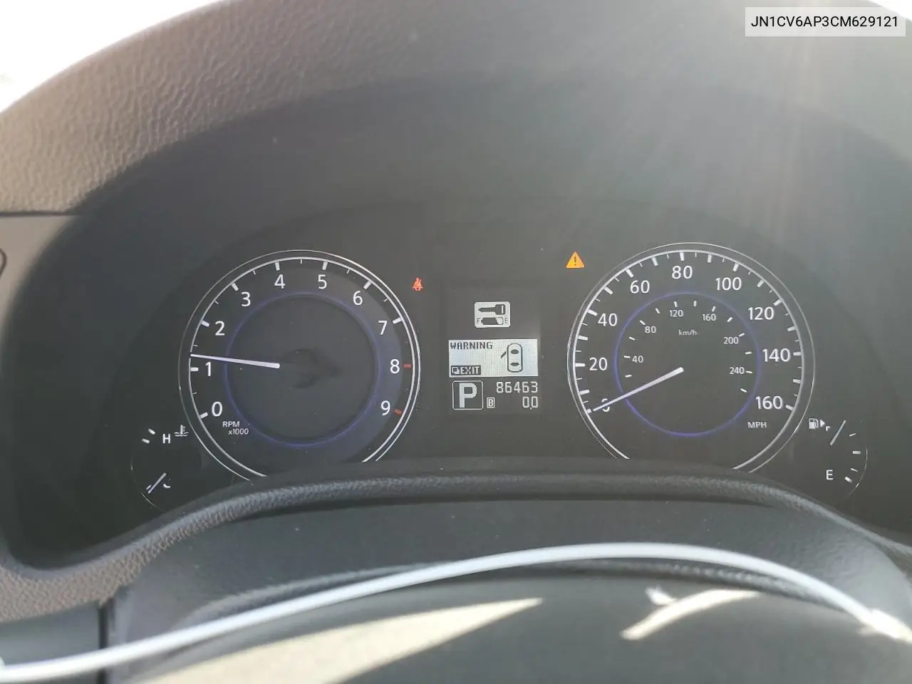 2012 Infiniti G37 Base VIN: JN1CV6AP3CM629121 Lot: 62383925