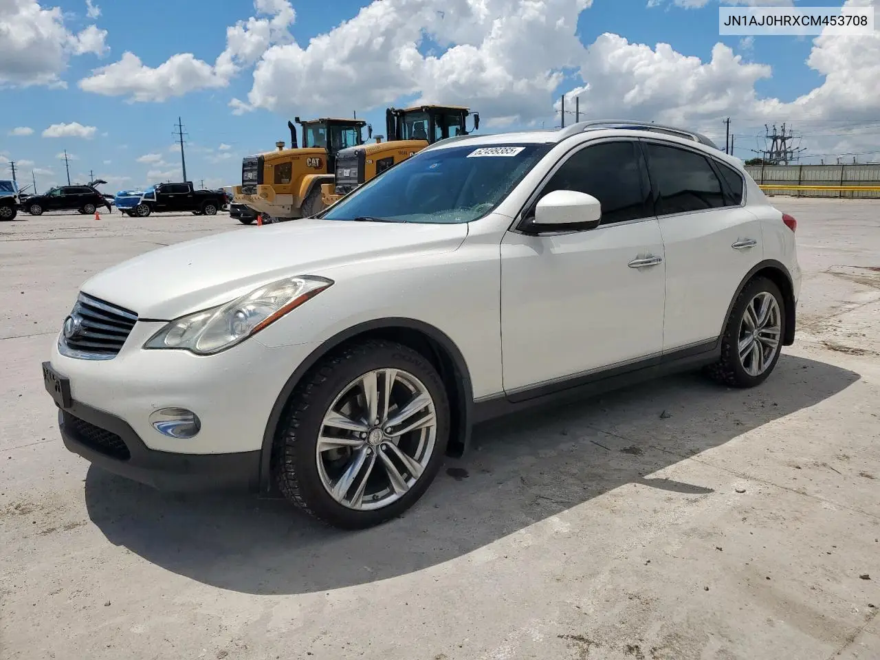 2012 Infiniti Ex35 Base VIN: JN1AJ0HRXCM453708 Lot: 62499385
