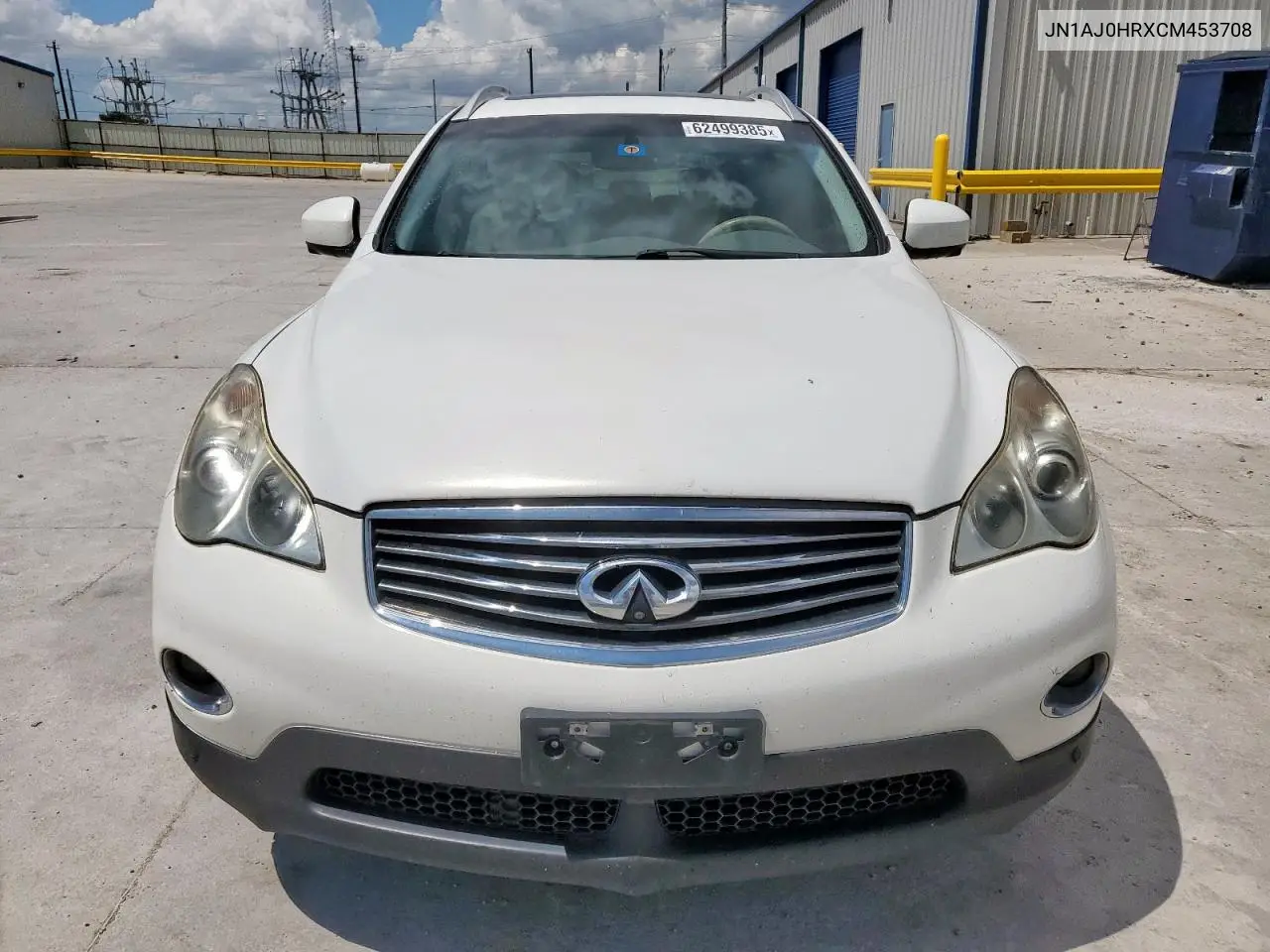 2012 Infiniti Ex35 Base VIN: JN1AJ0HRXCM453708 Lot: 62499385
