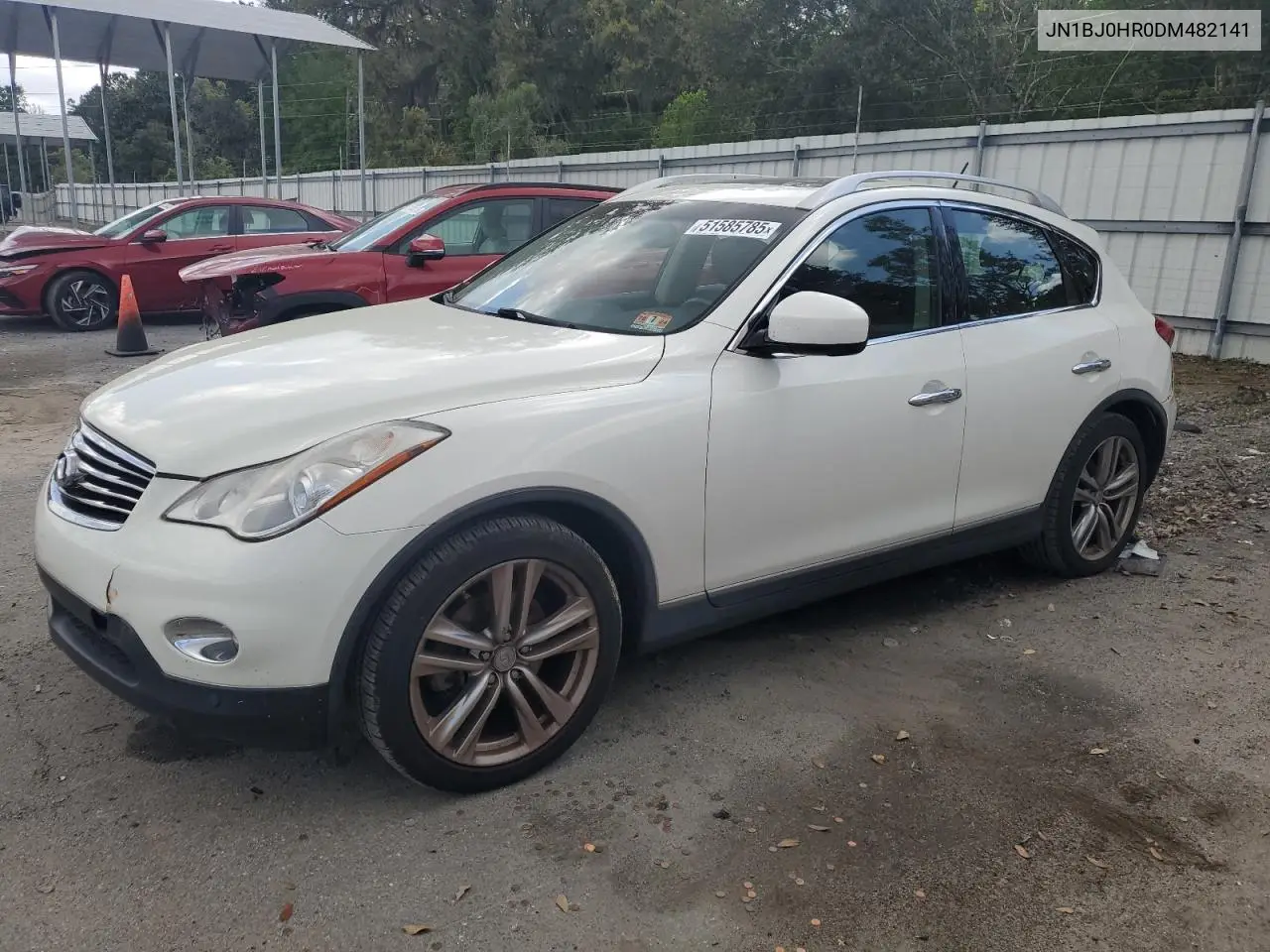 2013 Infiniti Ex37 Base VIN: JN1BJ0HR0DM482141 Lot: 51585785
