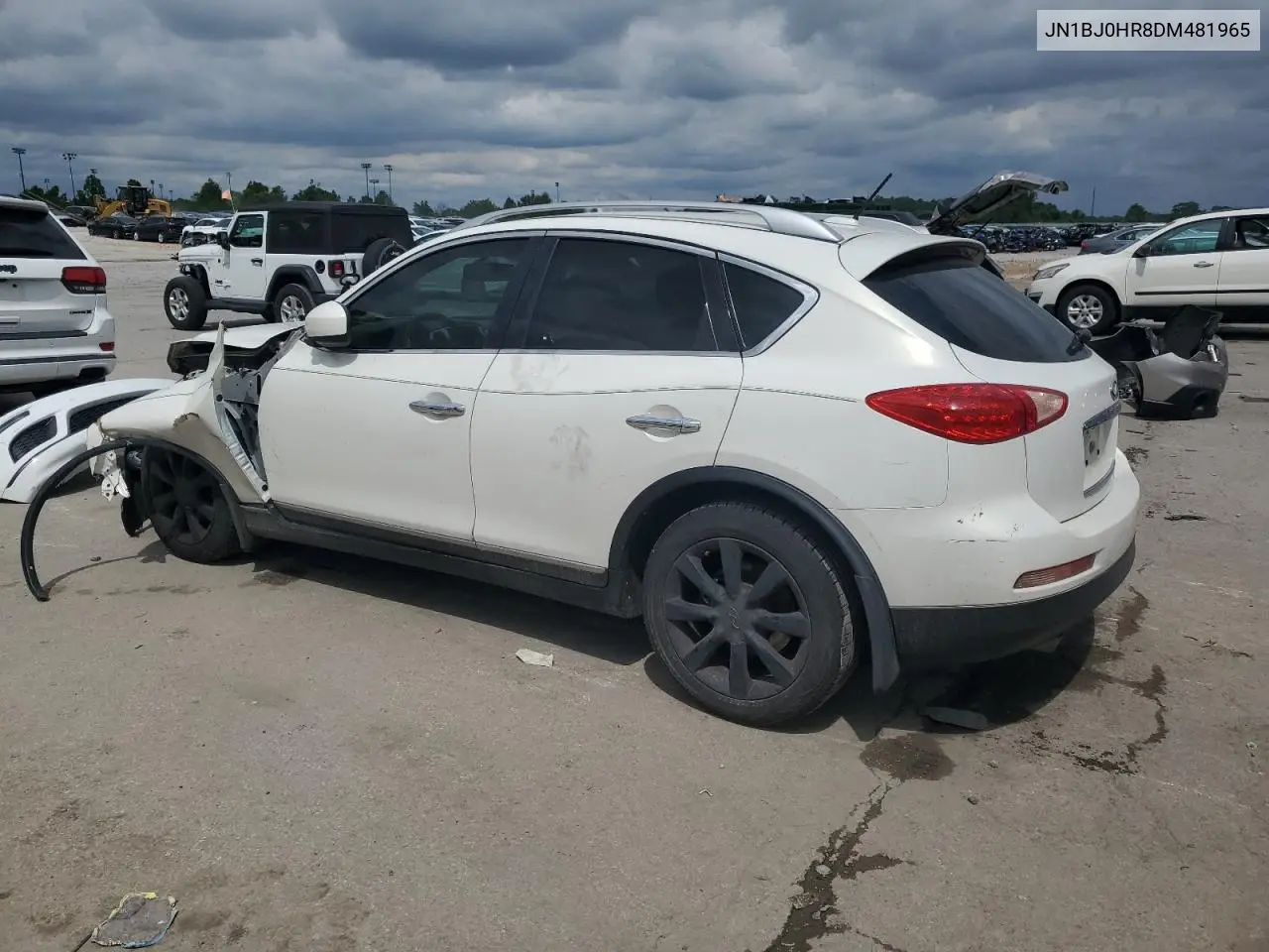 2013 Infiniti Ex37 Base VIN: JN1BJ0HR8DM481965 Lot: 57401075