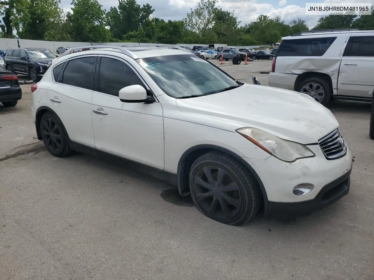 2013 Infiniti Ex37 Base VIN: JN1BJ0HR8DM481965 Lot: 57401075