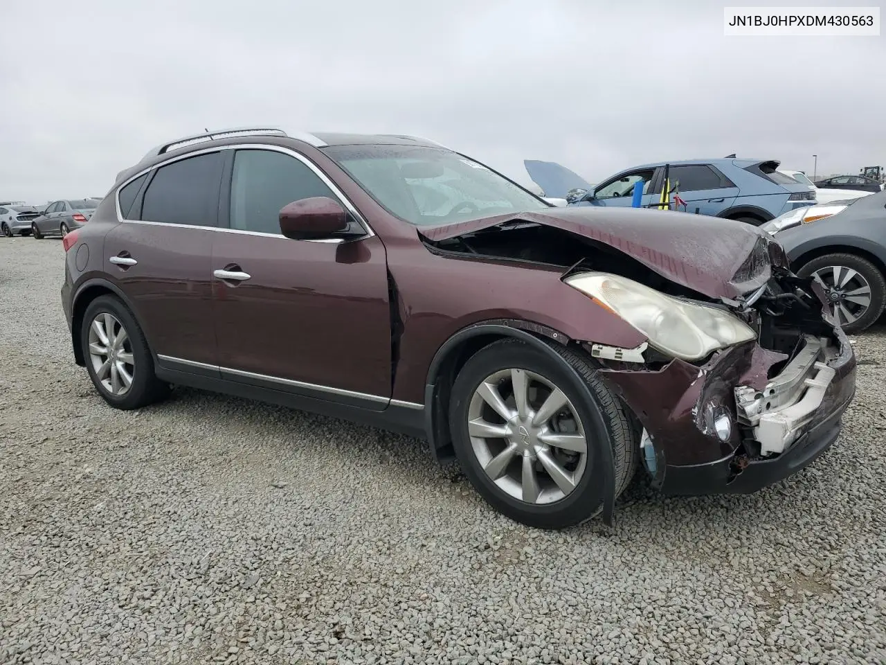 2013 Infiniti Ex37 Base VIN: JN1BJ0HPXDM430563 Lot: 58776355